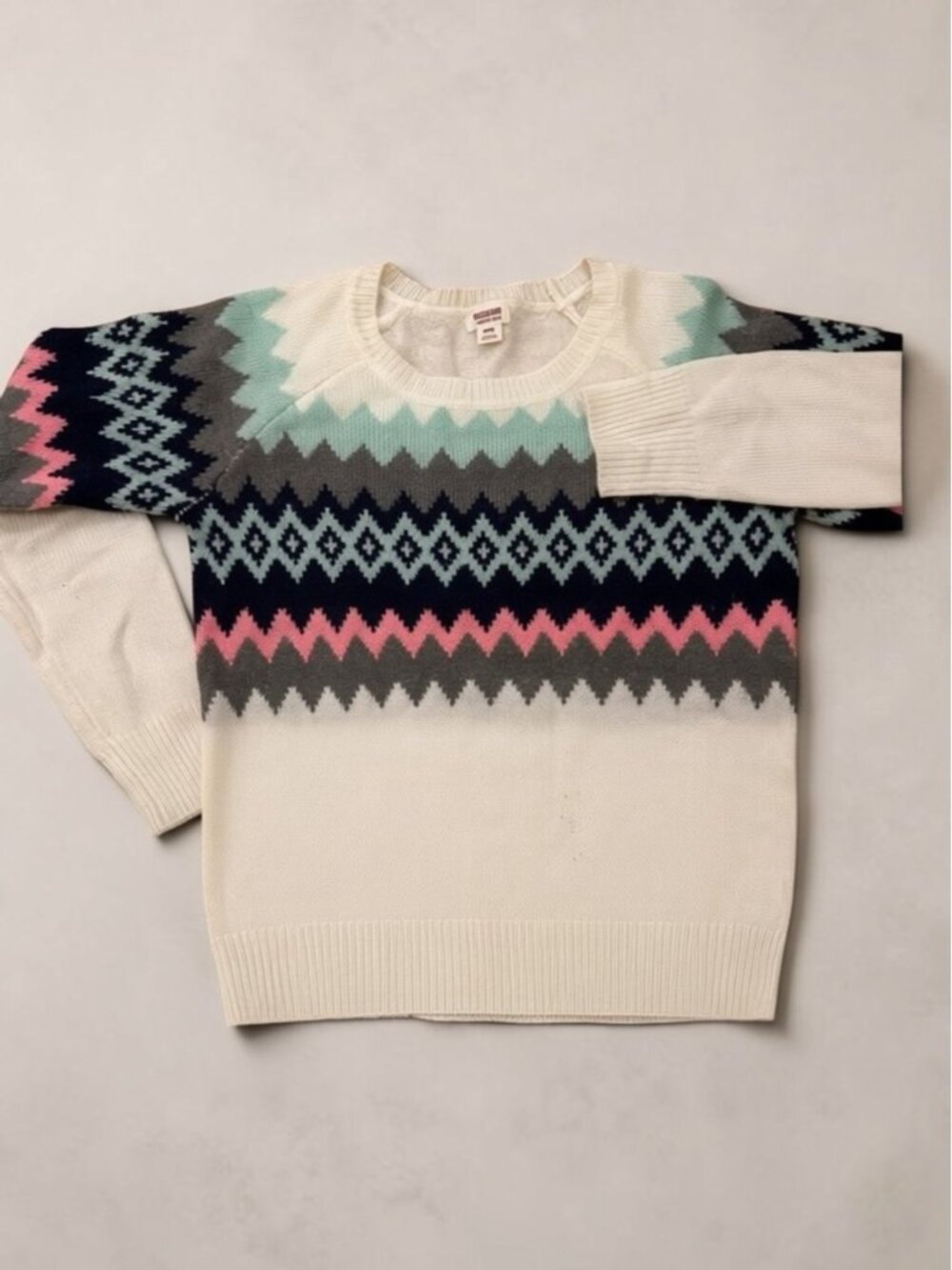 Mossimo Supply Co Fair Isle Nordic Knit Sweater M
